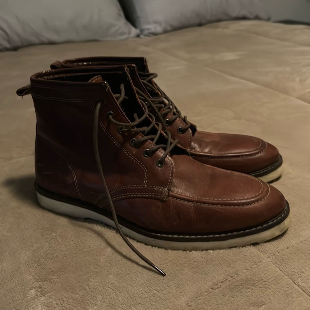 Brown Leather Boot